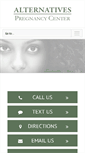 Mobile Screenshot of alternativespregnancycenter.org